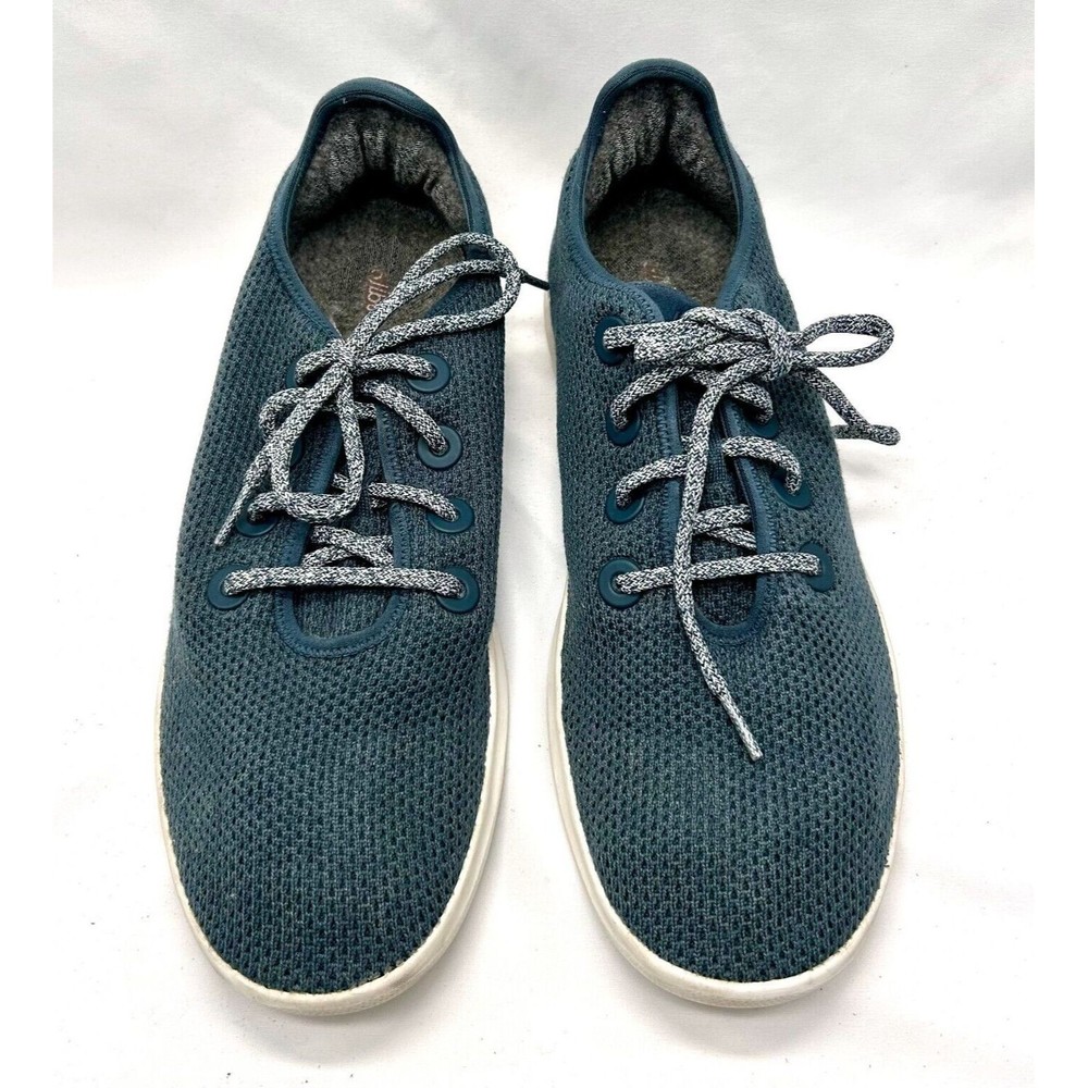 ALLBIRDs Tree Runners Lace-Up Sneakers Shoes - Marine Blue / Navy - Men'…